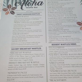 Aloha Waffle Bar - Breakfast & Brunch Near Me - Jacksonville Beach, Florida