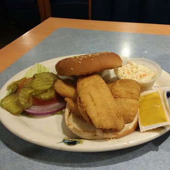Blue Ocean Seafood Restaurant - Fish sandwich - Seafood Near Me - Clinton, South Carolina