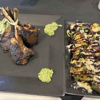 The 4 Seasonings - Lamb chops with brussel sprouts - Seafood Near Me - Antioch, California The 4 Seasonings - Lamb chops with brussel sprouts - Seafood Near Me - Antioch, California