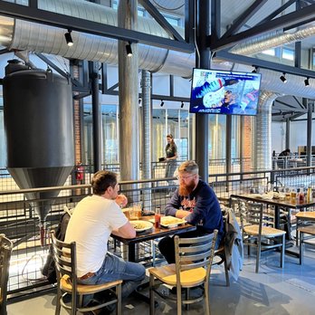 Snake River Brewing - upstairs is very comfortable seating not crowded tables at all - Brewpubs Near Me - Jackson, Wyoming Snake River Brewing - upstairs is very comfortable seating not crowded tables at all - Brewpubs Near Me - Jackson, Wyoming