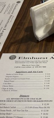 Menu photo 1 Elmhurst American Legion Elmhurst, IL Menu photo 1 Elmhurst American Legion Elmhurst, IL