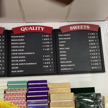 Raja Sweets - Menu - Indian Near Me - Houston, Texas