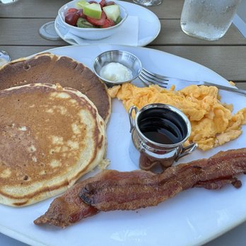 HomeGrown - Rogers - Basic breakfast-"It takes the cake". 2 eggs, choice meat and 2 pancakes. - Breakfast & Brunch Near Me - Rogers, Arkansas HomeGrown - Rogers - Basic breakfast-"It takes the cake". 2 eggs, choice meat and 2 pancakes. - Breakfast & Brunch Near Me - Rogers, Arkansas