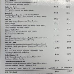 Menu Menu