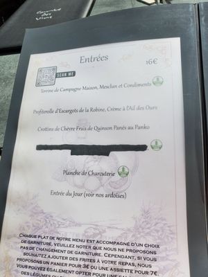 Menu photo 1 La Cascade Moustiers-Sainte-Marie, 04