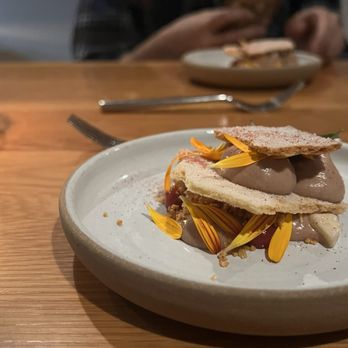 Heritage - Peanut butter praline tart - Modern European Near Me - Long Beach, California