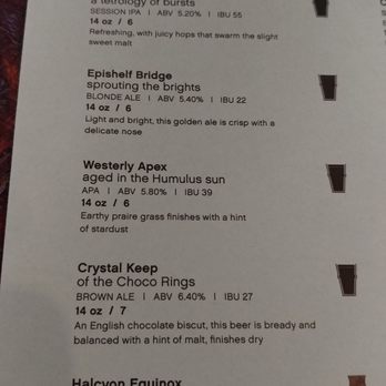 Alulu Brewpub - Beer menu - New American Near Me - Chicago, Illinois
