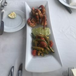 Las Cupulas - Camarones salteados