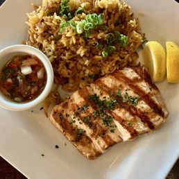 Salmon (fish was dry) Salmon (fish was dry)