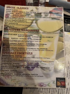 Menu photo 7 Hacienda Don Manuel Brookfield, CT