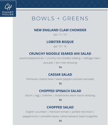 Menu photo 7 Chart House Portland, OR