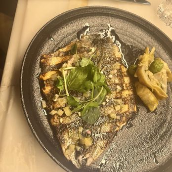 Bottega - Branzino- it came head on at first and we asked them to remove it - Italian Near Me - Yountville, California