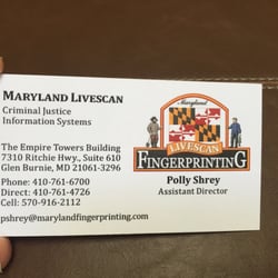 Maryland Livescan