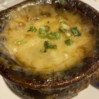Laperaux Bistro - Onion soup. Not bad but could be hotter and the cheese started solidifying. - French Near Me - Germantown, Maryland Laperaux Bistro - Onion soup. Not bad but could be hotter and the cheese started solidifying. - French Near Me - Germantown, Maryland