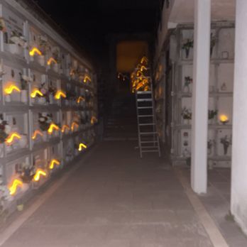 Buranco - Cemetery on the way back at night - Wineries Near Me - Monterosso Al Mare, SP