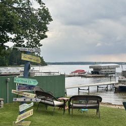 Douglas Lake Bar & Steakhouse - The view from the terrace