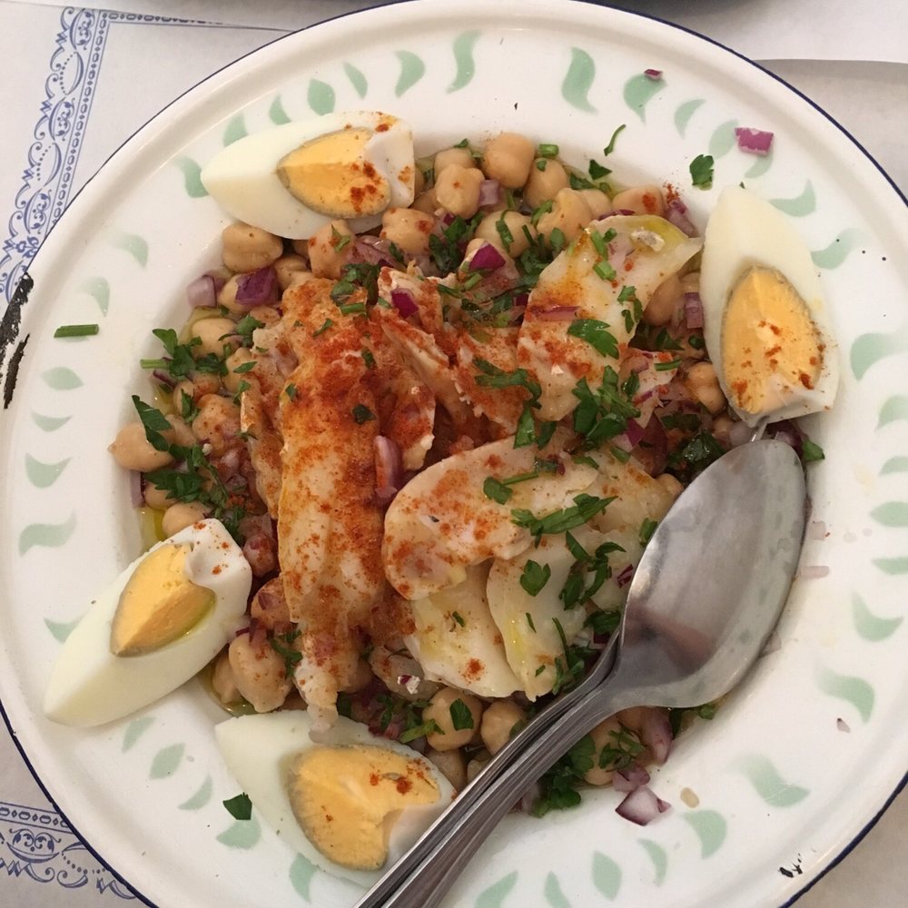 A Taberna da Rua das Flores - Cod salad with chick peas - Portuguese Near Me - Lisbon, 11 A Taberna da Rua das Flores - Cod salad with chick peas - Portuguese Near Me - Lisbon, 11