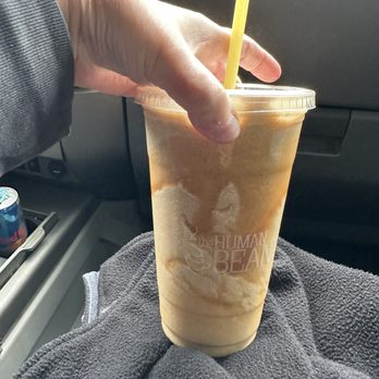 The Human Bean - My pre birthday drink Carmel Granita (Frozen Espresso) my favorite  32 oz - Coffee & Tea Near Me - Citrus Heights, California