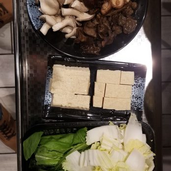 Potwhale - Mushrooms, frozen tofu, greens. - Hot Pot Near Me - Tucson, Arizona Potwhale - Mushrooms, frozen tofu, greens. - Hot Pot Near Me - Tucson, Arizona