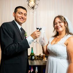 Marry Me Philadelphia - First toast as husband & wife