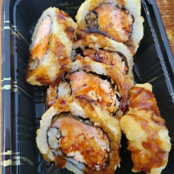 Izumi Japanese Express - Crispy Crunch Roll (Normally has firecracker sauce but has eel sauce here) - Sushi Bars Near Me - Grovetown, Georgia Izumi Japanese Express - Crispy Crunch Roll (Normally has firecracker sauce but has eel sauce here) - Sushi Bars Near Me - Grovetown, Georgia