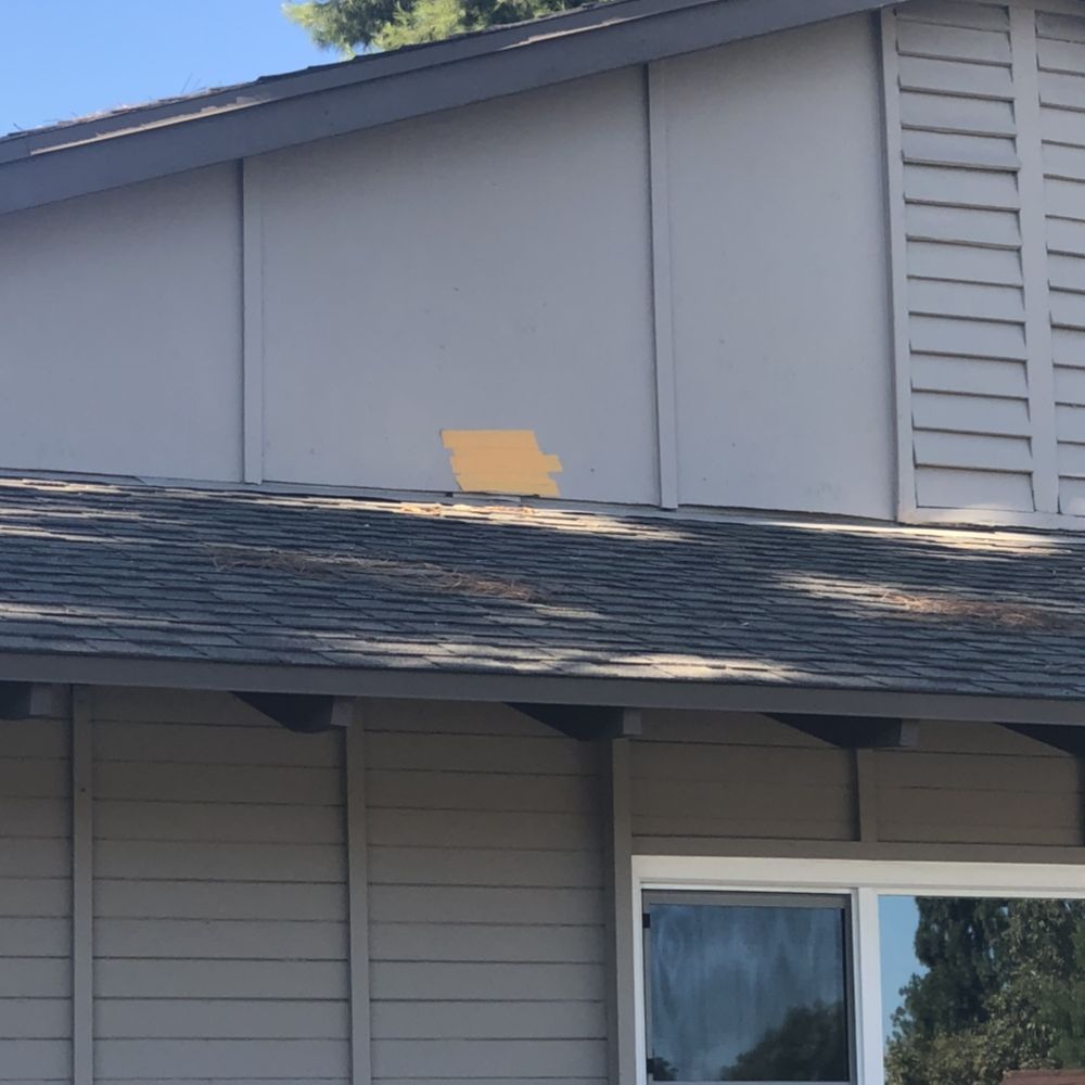All Clear Exterminating - Taped Piece, neighboring pieces have termite damage and weren't addressed. - Pest Control Near Me - Orange, California All Clear Exterminating - Taped Piece, neighboring pieces have termite damage and weren't addressed. - Pest Control Near Me - Orange, California