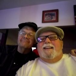 Johnnies Express - Ladd Jasper with his employee and long time friend Brian Puff.