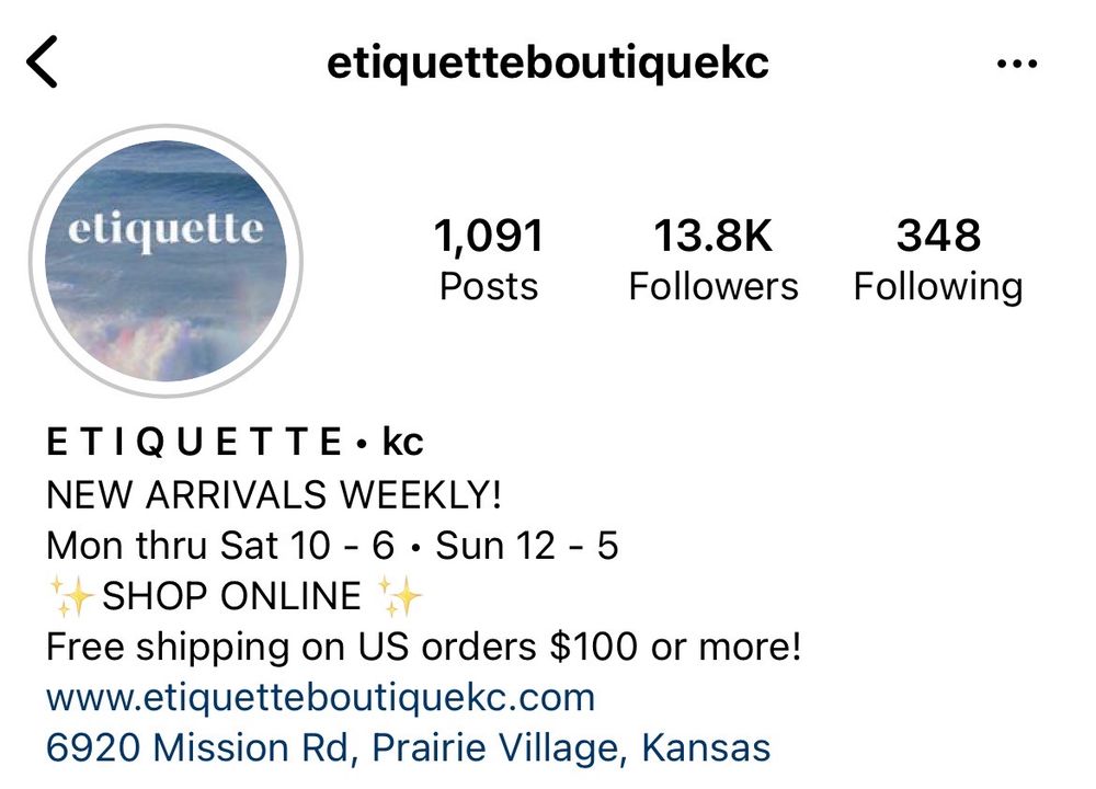 ETIQUETTE Updated August 2024 6920 Mission Rd, Prairie Village