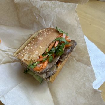 kibi’s Cafe - half five spice pork banh mi - Sandwiches Near Me - Walnut Creek, California kibi’s Cafe - half five spice pork banh mi - Sandwiches Near Me - Walnut Creek, California