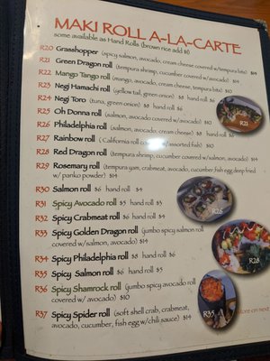 Menu photo 2 Sakura Sushi Japanese Restaurant Pickering, ON Menu photo 2 Sakura Sushi Japanese Restaurant Pickering, ON