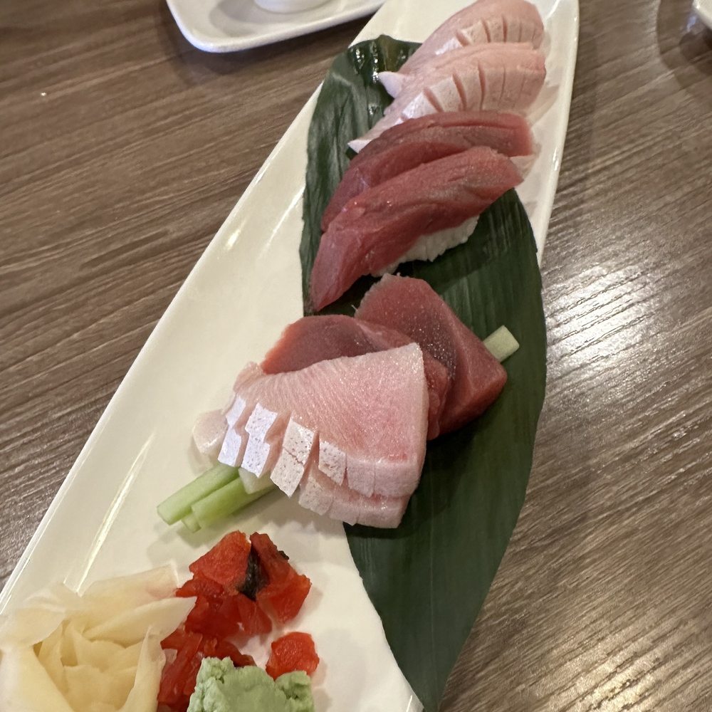 Ahi Sushi - Sushi pcs/Sashimi- freshest fish I've had in Bakersfield, melt in your mouth like butter fresh: Yellowtail belly Bluefin tuna - Sushi Bars Near Me - Bakersfield, California Ahi Sushi - Sushi pcs/Sashimi- freshest fish I've had in Bakersfield, melt in your mouth like butter fresh: Yellowtail belly Bluefin tuna - Sushi Bars Near Me - Bakersfield, California