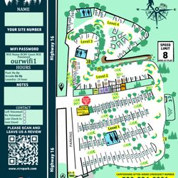 Rapid City RV Park & Campground - Park Map