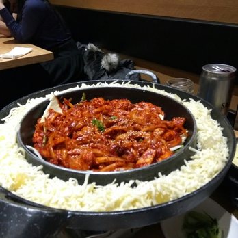 Kobi Korean BBQ - Spicy chicken with cheese - Barbeque Near Me - Vaughan, Ontario Kobi Korean BBQ - Spicy chicken with cheese - Barbeque Near Me - Vaughan, Ontario