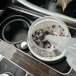McDonald's - This is a photo of my McFlurry. The price went up to $4.29 and the tiny cup is only filled halfway.