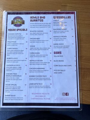 Menu photo 8 Bollywood Tacos Chattanooga, TN