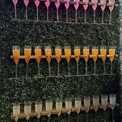 Stancato's Italian Restaurant - Fabulous champagne wall