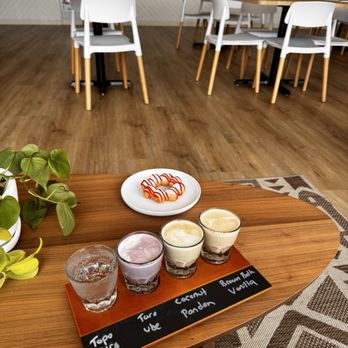 Mochi Joy Donuts - Latte flight - Donuts Near Me - Fishers, Indiana