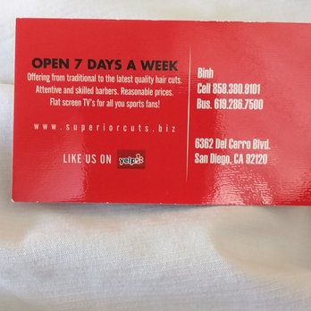 Superior Cuts - Call Binh! He's great! - Barbers Near Me - San Diego, California