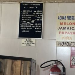 Gorditas Samborns 2 - Menu