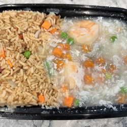 Yan kitchen - Shrimp w Lobster Sauce & Fried Rice