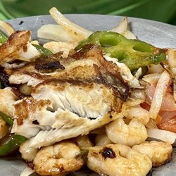 Los Mayas - Seafood fajitas