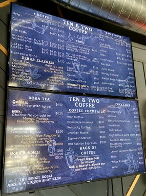 Menu photo 1 Ten & Two Coffee Bar Bonner Springs, KS Menu photo 1 Ten & Two Coffee Bar Bonner Springs, KS