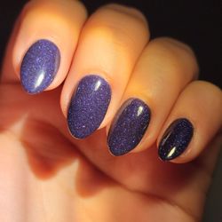 Sugar Polish Nail Bar - SNS mani, short rounded almond shape. Exactly what I wanted :)