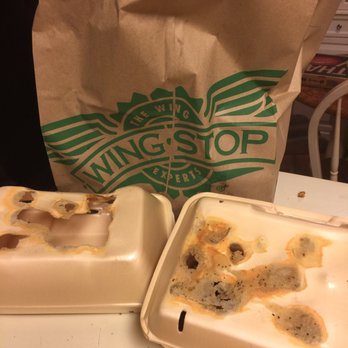 Wingstop - My styrofoam wings from Wing Stop on Hamilton Church! Yummmm.....NOT! - Chicken Wings Near Me - Antioch, Tennessee