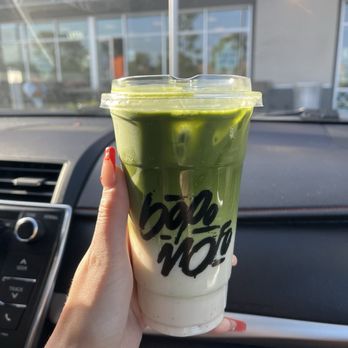Bopomofo Cafe - Large matcha latte with oat milk - Sandwiches Near Me - San Diego, California Bopomofo Cafe - Large matcha latte with oat milk - Sandwiches Near Me - San Diego, California