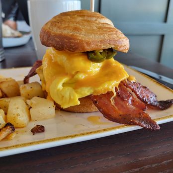 First Watch - Bacon maple croissant sandwich. - Breakfast & Brunch Near Me - Oakville, Missouri First Watch - Bacon maple croissant sandwich. - Breakfast & Brunch Near Me - Oakville, Missouri