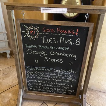 Adobe Grand Villas - Fabulous breakfast. The most perfect scones and hash browns ever!! - Bed & Breakfast Near Me - Sedona, Arizona Adobe Grand Villas - Fabulous breakfast. The most perfect scones and hash browns ever!! - Bed & Breakfast Near Me - Sedona, Arizona