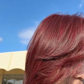 Yuki Haircuts - This is chery cola color - Hair Salons Near Me - Carmichael, California Yuki Haircuts - This is chery cola color - Hair Salons Near Me - Carmichael, California