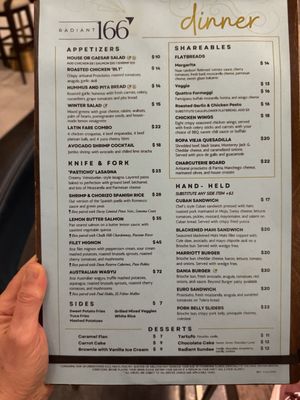 Menu photo 2 Radiant 166 Dania Beach, FL