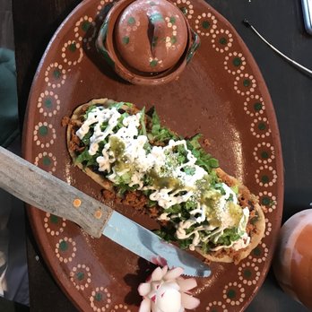D' La Santa - Chorizo huarache - Mexican Near Me - Seattle, Washington